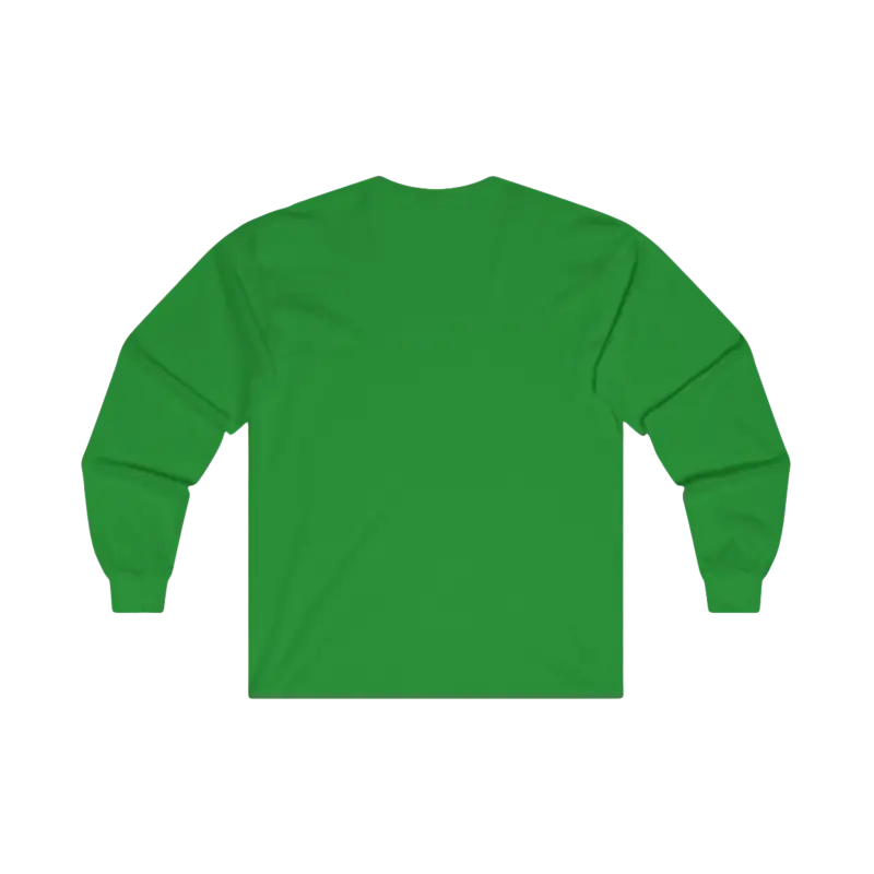 Green long-sleeved shirt from Coastal Vibes Unisex Long Sleeve Tee for outdoor enthusiasts