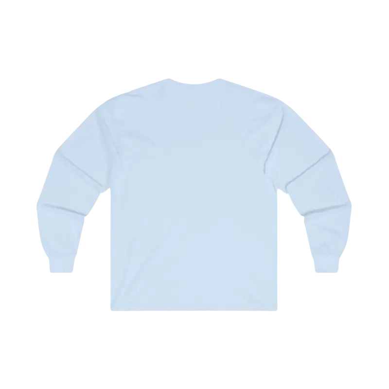 Light blue long-sleeved shirt from Coastal Vibes Unisex Long Sleeve Tee collection