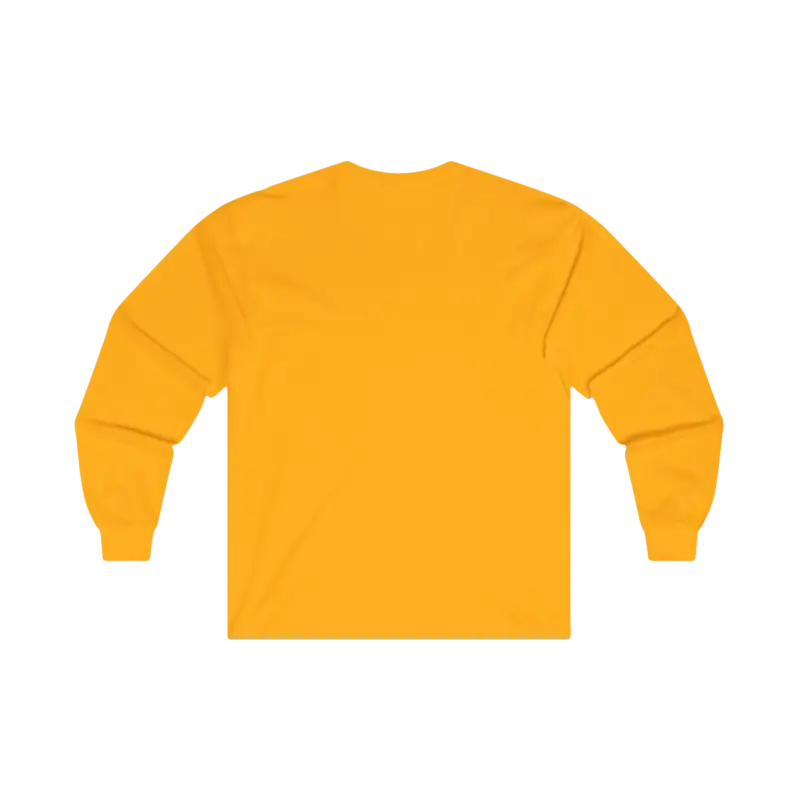 Mustard yellow long-sleeved Coastal Vibes Tee for outdoor enthusiasts and lovers