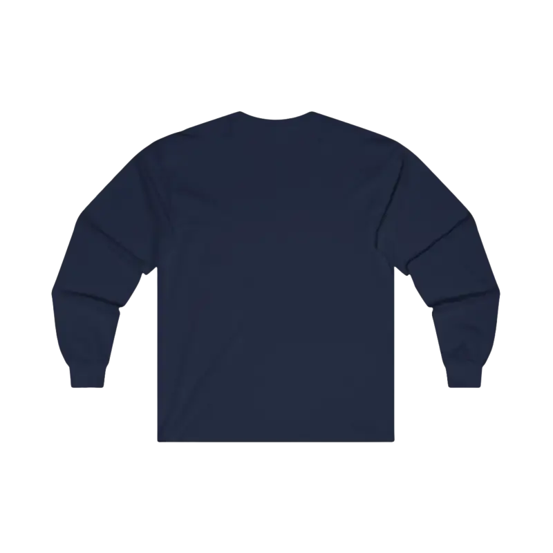 Navy blue long-sleeved shirt from Coastal Vibes Unisex Long Sleeve Tee for outdoor lovers