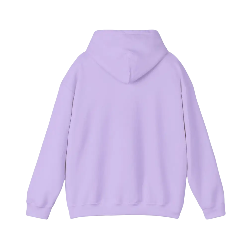 Lavender hooded sweatshirt featuring the American flag design for stylish comfort