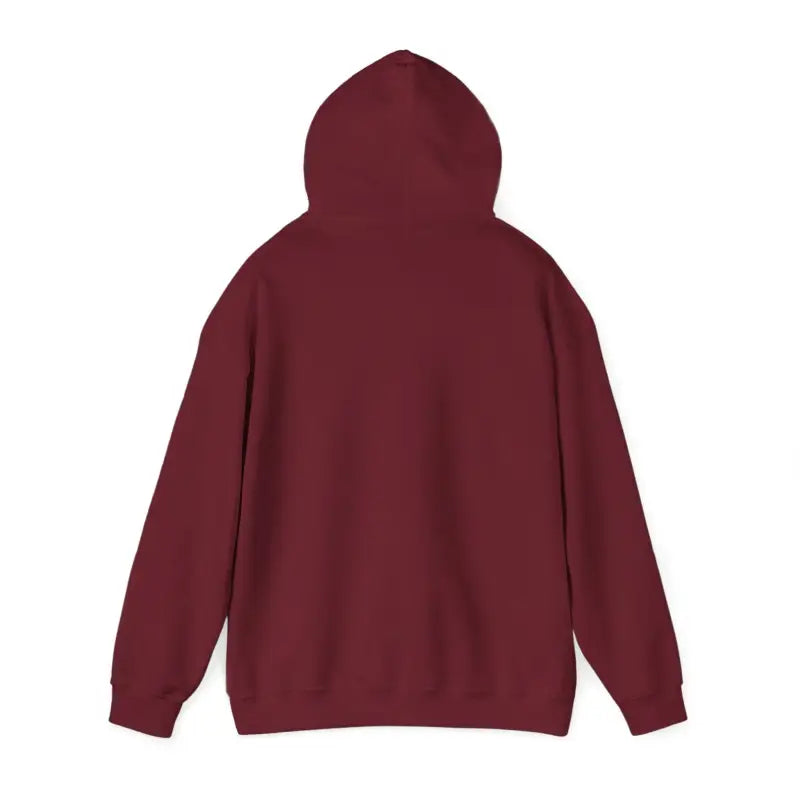 Maroon hooded sweatshirt featuring a Bass Fishing graphic for outdoor enthusiasts