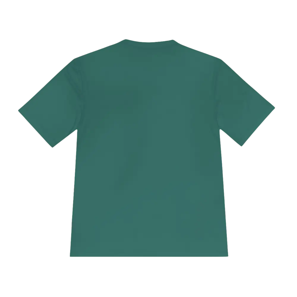 Green short-sleeved Beach Bum Unisex Moisture Wicking Tee for active wear