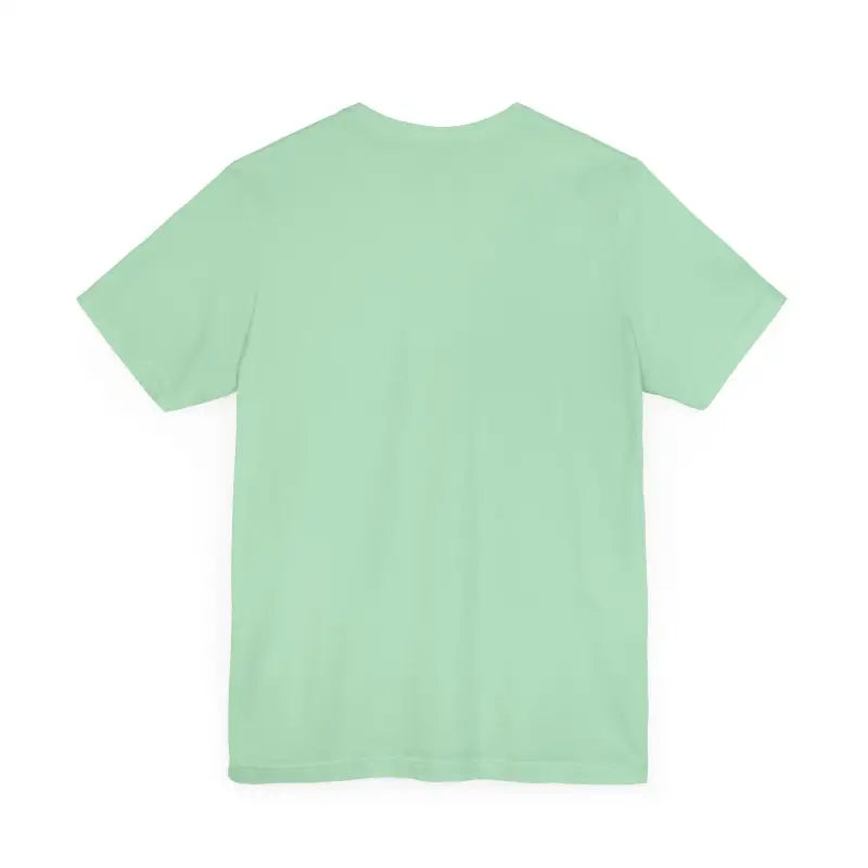 Mint green Beach Vibes Unisex Short Sleeve Tee featuring Sun and Waves design