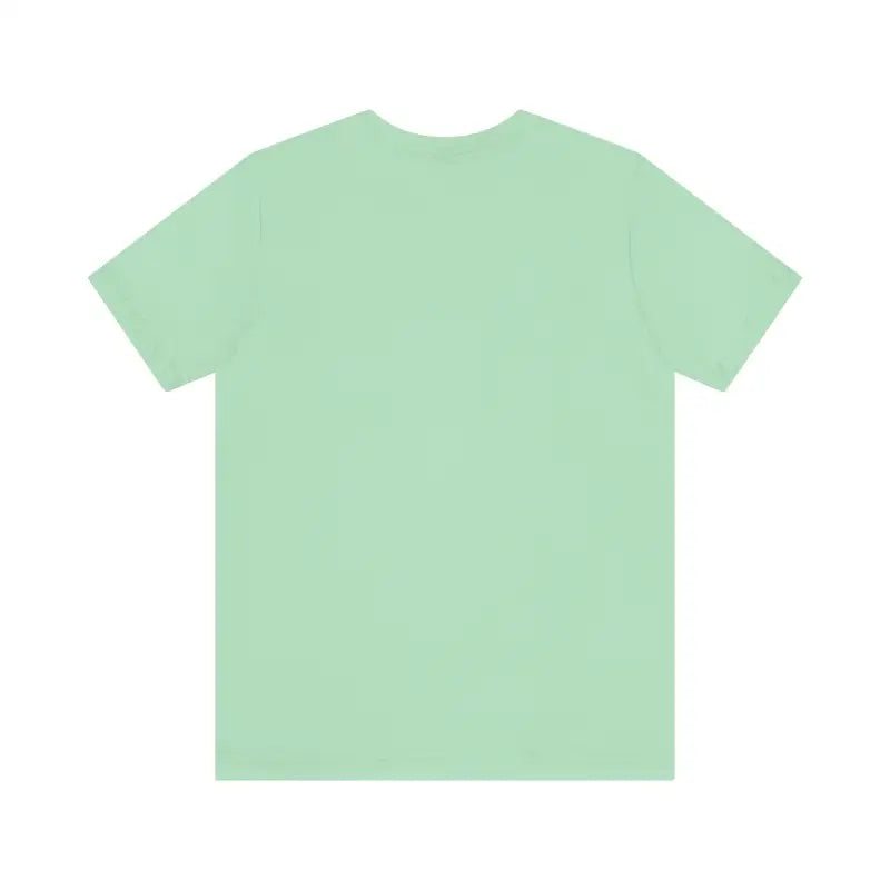 Mint green t-shirt from Beach Vibes Unisex Short Sleeve Tee with Sun and Waves Design
