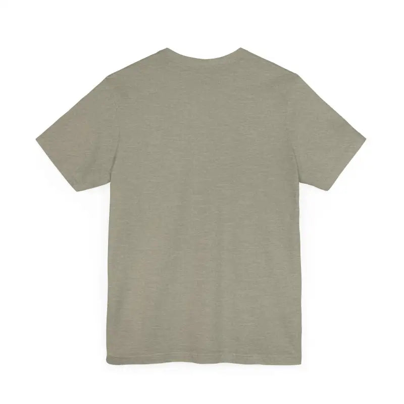 Plain khaki t-shirt of Bite Me Unisex Fish Graphic Tee for casual wear