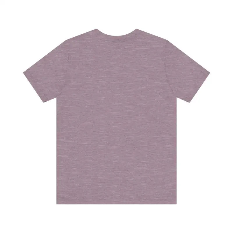 Heather mauve t-shirt featuring Bite Me Unisex Fish Graphic Tee design