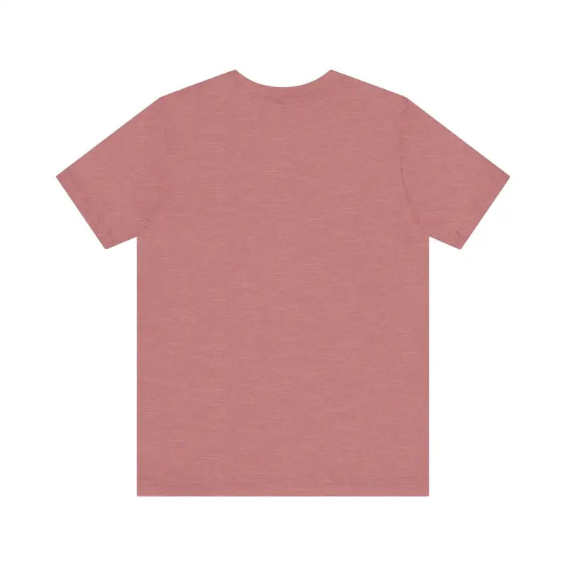 Rose-colored t-shirt featuring Bite Me Unisex Fish Graphic design for casual wear