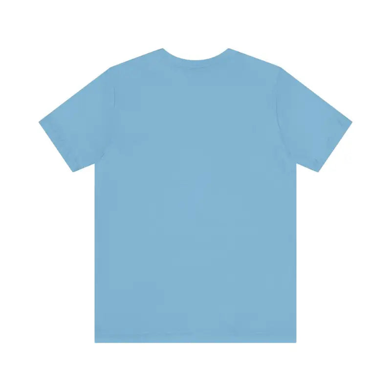 Light blue t-shirt featuring Bite Me unisex fish graphic design for casual wear