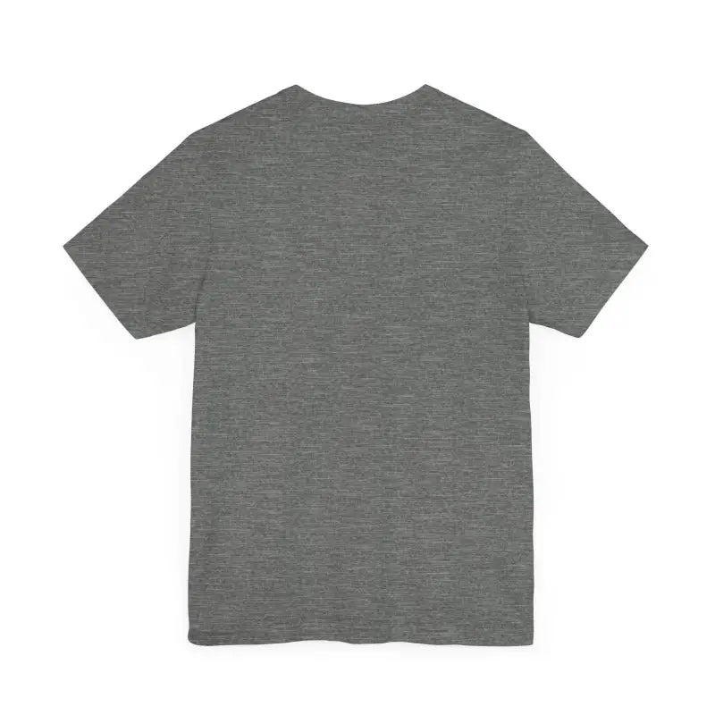 Gray heathered t-shirt featuring the Bite Me Unisex Fish Graphic Tee design