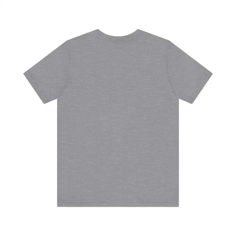 Gray short-sleeve t-shirt featuring Bite Me unisex fish graphic design