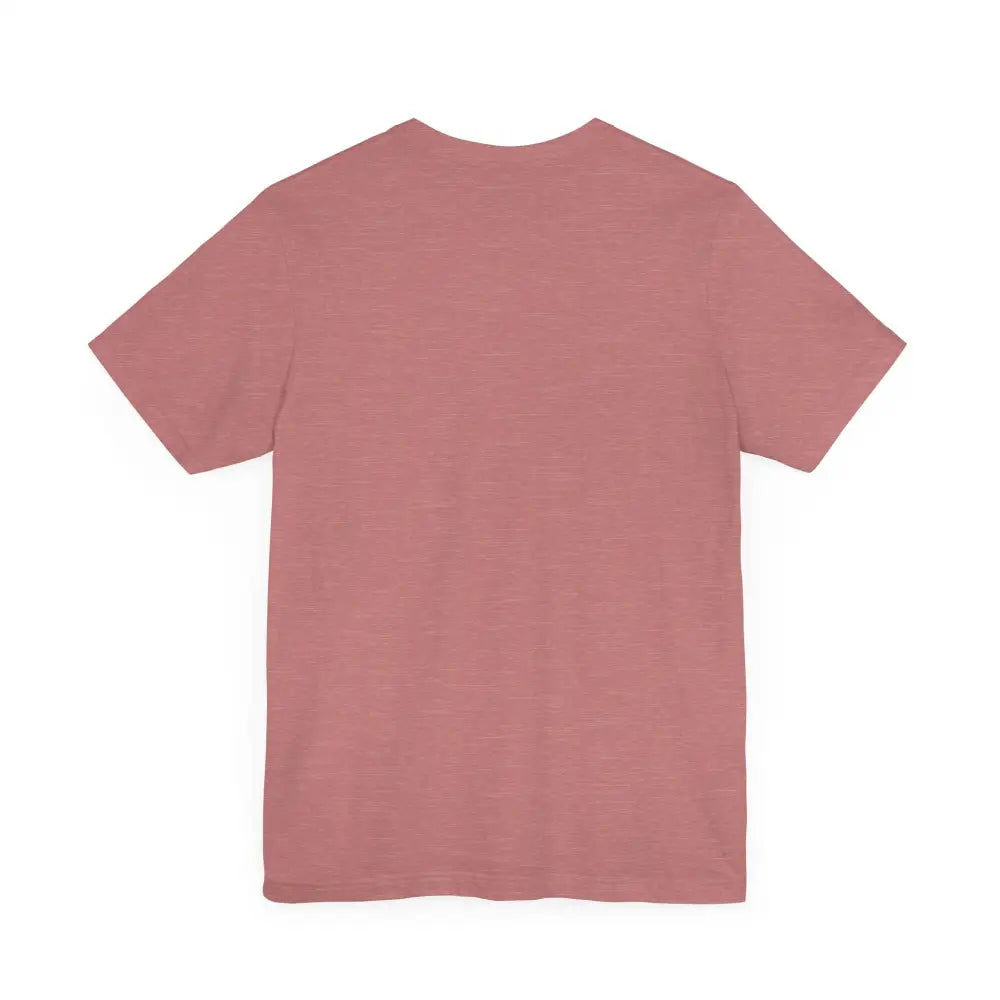 Rose-colored t-shirt from Block Island Beach Vibes Unisex Tee collection
