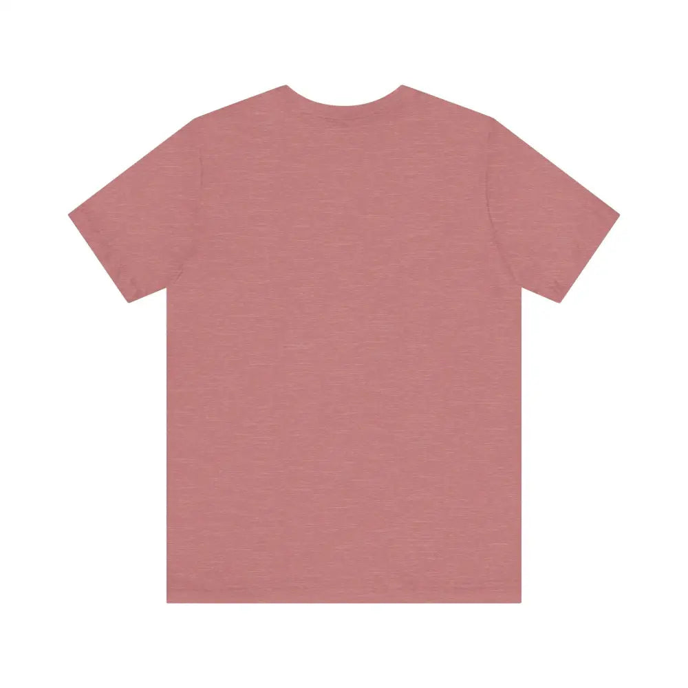 Rose-colored t-shirt from the Block Island Beach Vibes Unisex Tee collection