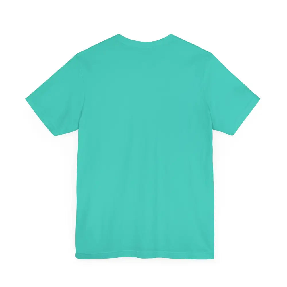 Turquoise short-sleeved t-shirt from Block Island Beach Vibes Unisex Tee collection