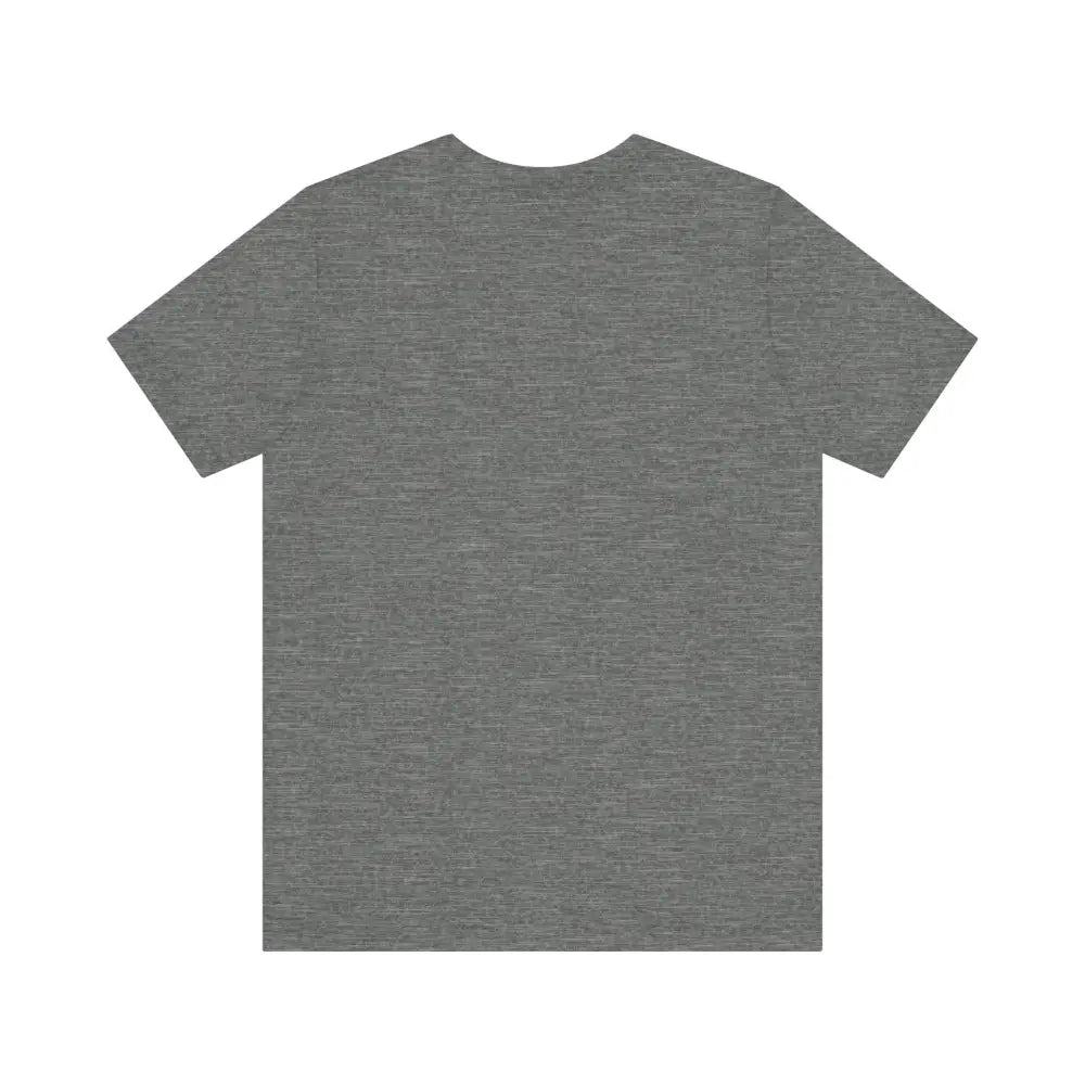 Gray heathered t-shirt featuring Block Island Beach Vibes design for unisex wear