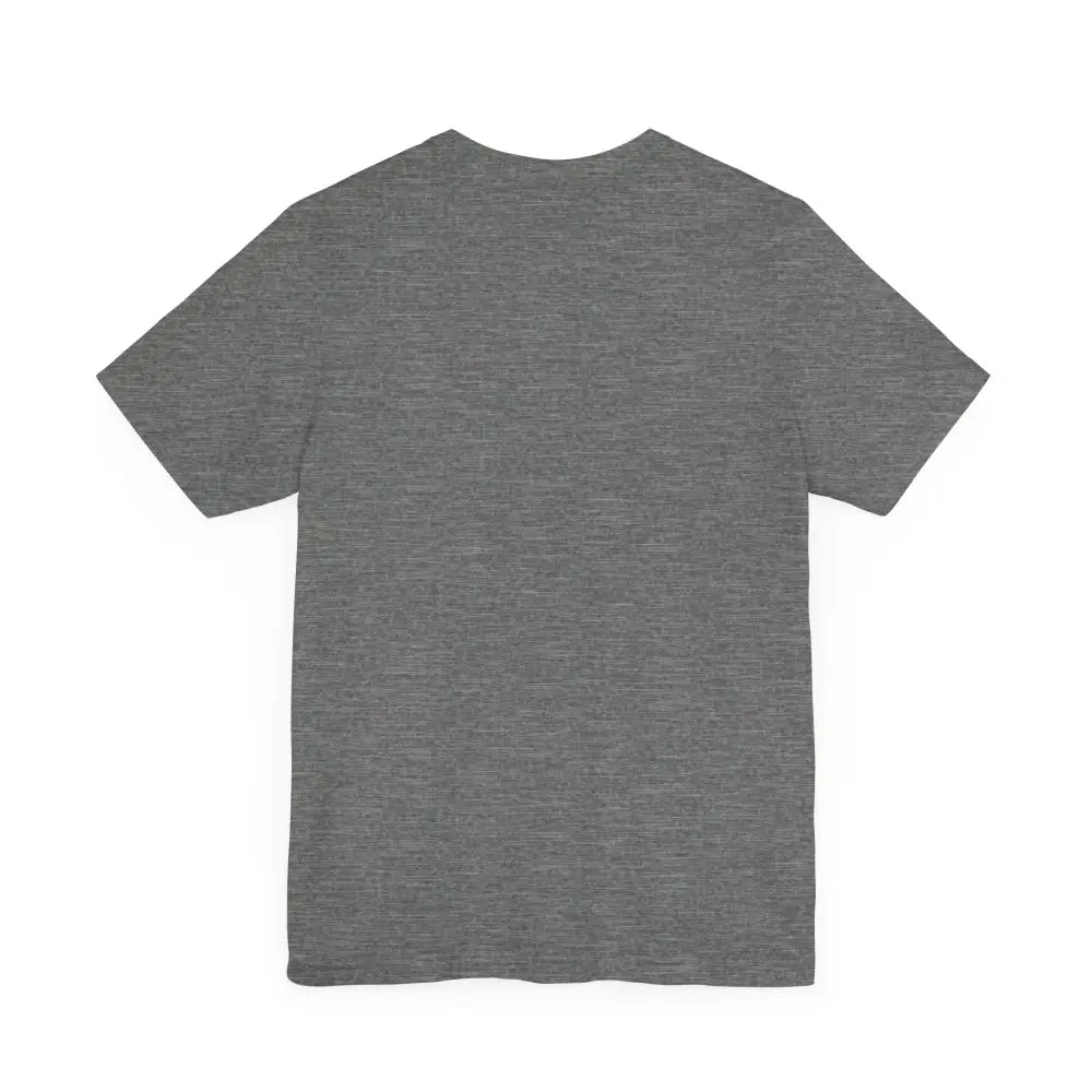Gray short-sleeved t-shirt from Block Island Beach Vibes Unisex Tee collection