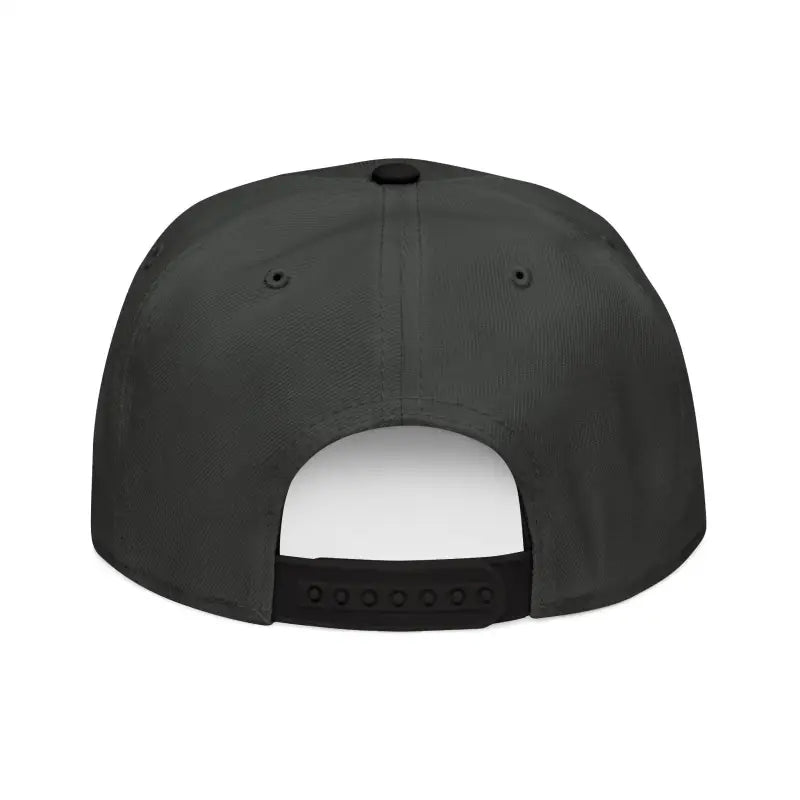 Gray adjustable Block Island Embroidered Snapback Cap for summer outdoor activities