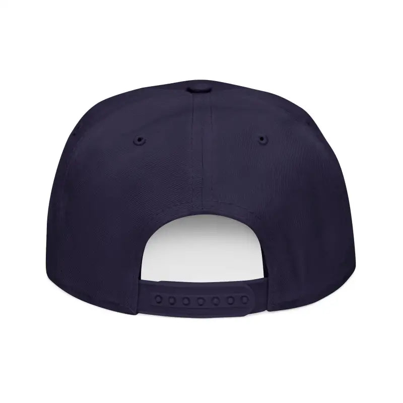 Navy blue Block Island Embroidered Snapback Cap for stylish summer fun