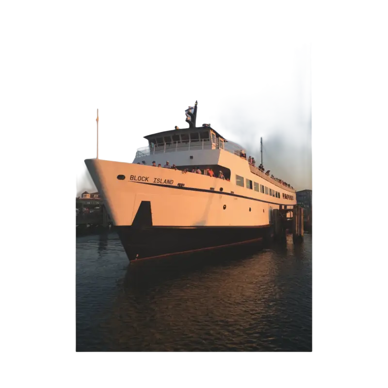 Block Island Ferry providing scenic transportation to Block Island from the mainland