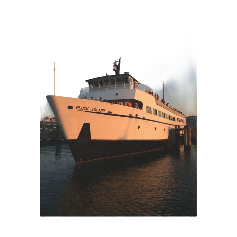 Block Island Ferry offering transportation to Block Island with scenic views