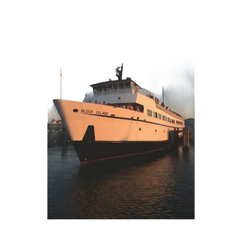 Block Island Ferry cruising through scenic waters towards Block Island destination