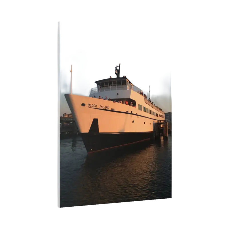Block Island Ferry in action, providing scenic transportation to Block Island