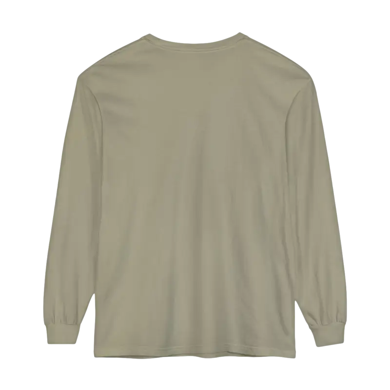 Khaki long-sleeved shirt from Block Island Long Sleeve Shirt Unisex Coastal Lovers Tee