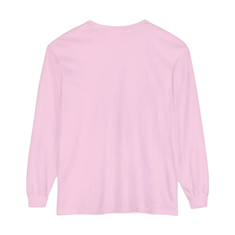 Pink long-sleeved Block Island Long Sleeve Shirt for unisex coastal lovers
