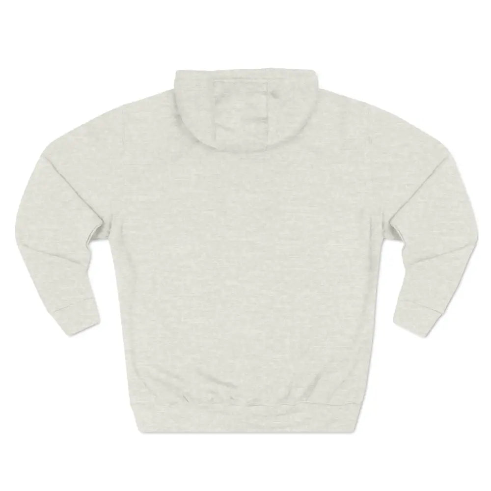 Heathered gray hooded sweatshirt in Block Island North Light Unisex Fleece Hoodie design