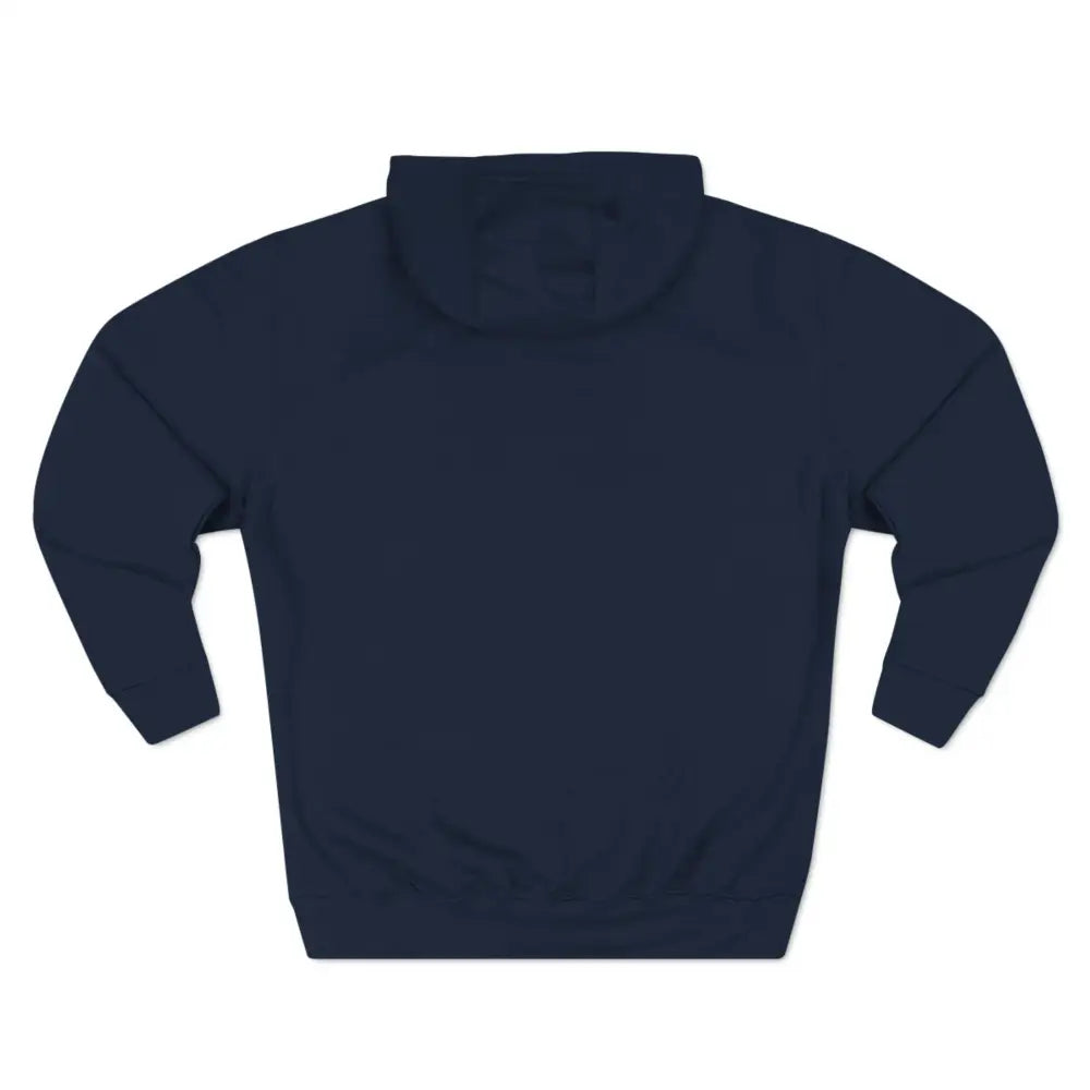 Navy blue fleece hoodie from Block Island North Light, perfect for unisex wear