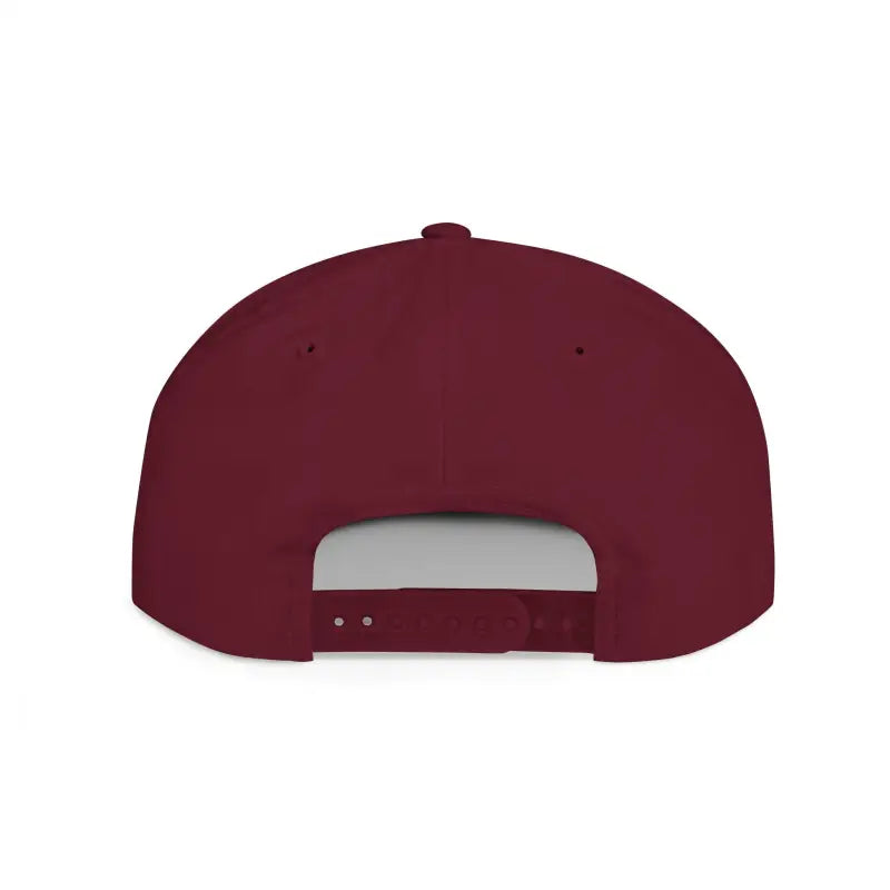 Maroon baseball cap from the Block Island Snapback Cap Collection for stylish wear