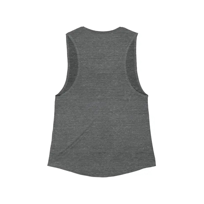 Gray sleeveless top from the Block Island Sunset Womens Flowy Tank Top collection