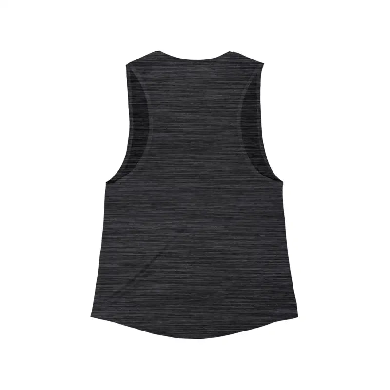 Sleeveless heathered gray tank top from Block Island Sunset Women’s Flowy Tank Top collection