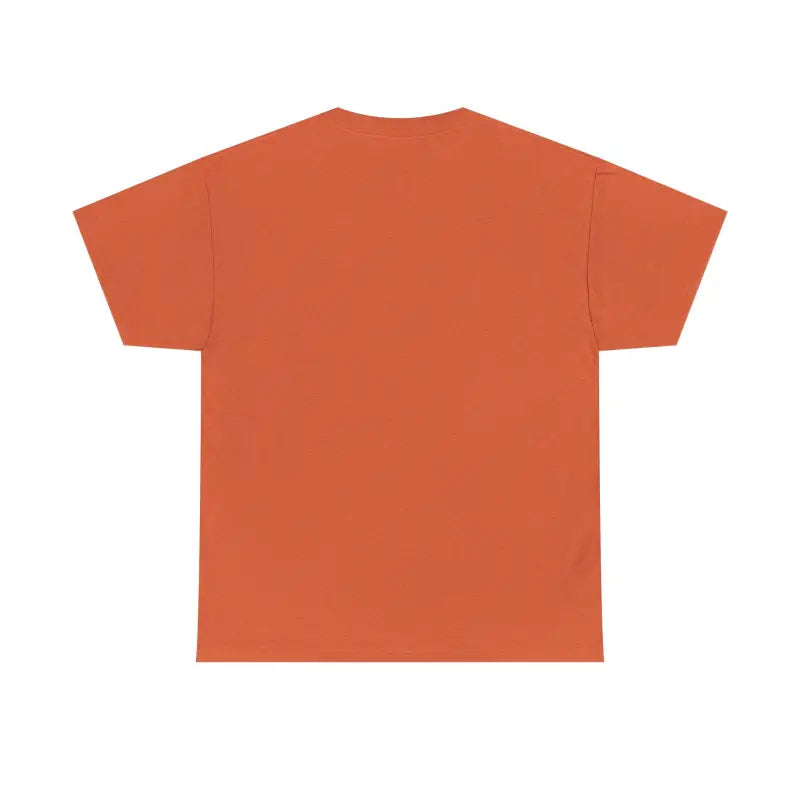 Plain orange Block Island Unisex Cotton Tee displayed on a neutral background