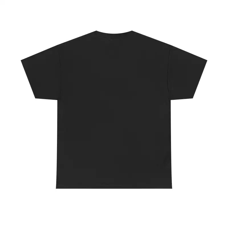 Black Block Island Unisex Cotton Tee displayed on a neutral background