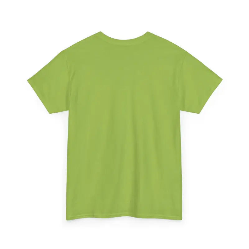 Lime green Block Island Unisex Cotton Tee displayed on a neutral background