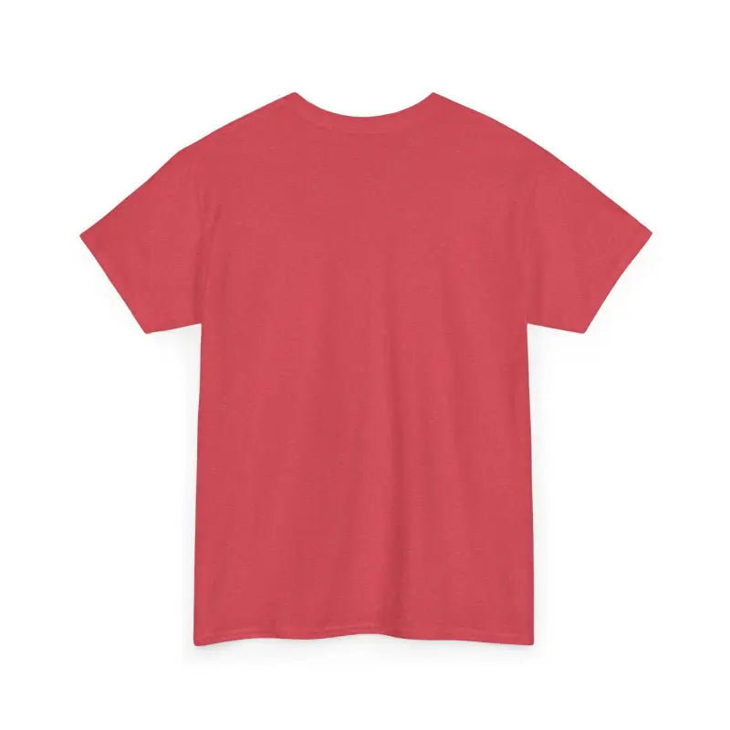 Red short-sleeved Block Island Unisex Cotton Tee for casual wear and comfort