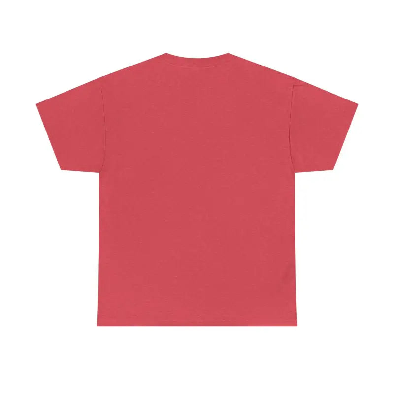 Red Block Island Unisex Cotton Tee showcasing a classic casual style