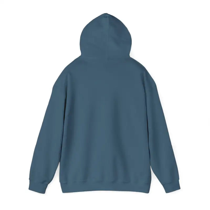 Blue hooded sweatshirt from Block Island Unisex Heavy Blend Graphic Hoodie collection