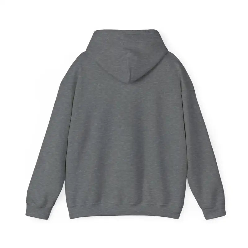 Gray hooded sweatshirt from the Block Island Unisex Heavy Blend Graphic Hoodie collection