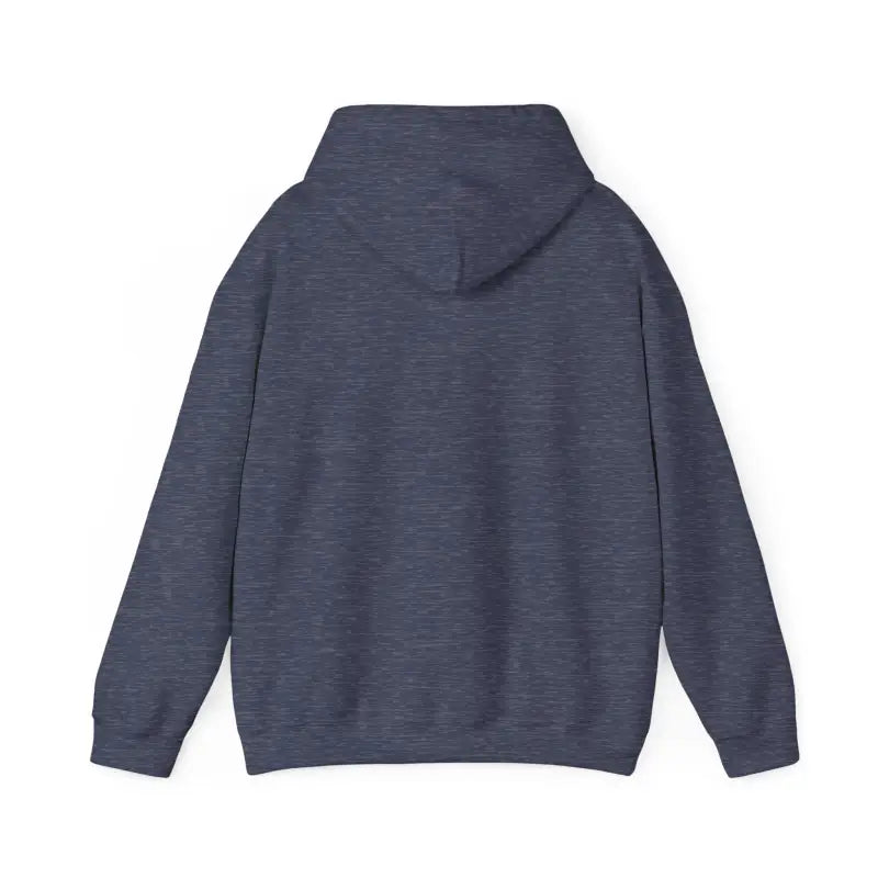 Heathered blue hooded sweatshirt from Block Island Unisex Heavy Blend Graphic Hoodie