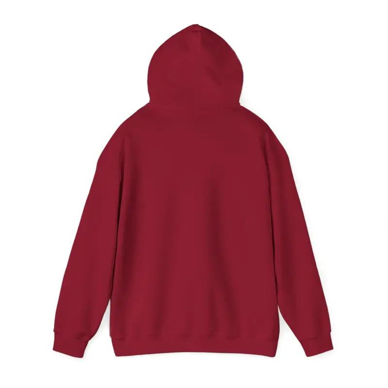 Maroon hooded sweatshirt from Block Island Unisex Heavy Blend Graphic Hoodie collection