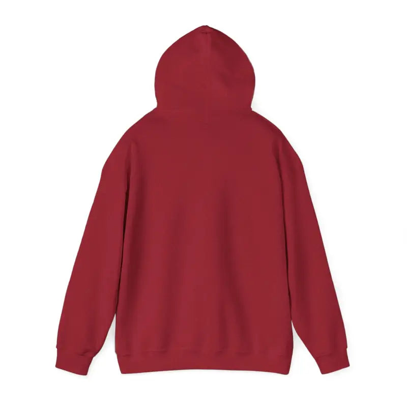 Red hooded sweatshirt from Block Island Unisex Heavy Blend Graphic Hoodie collection