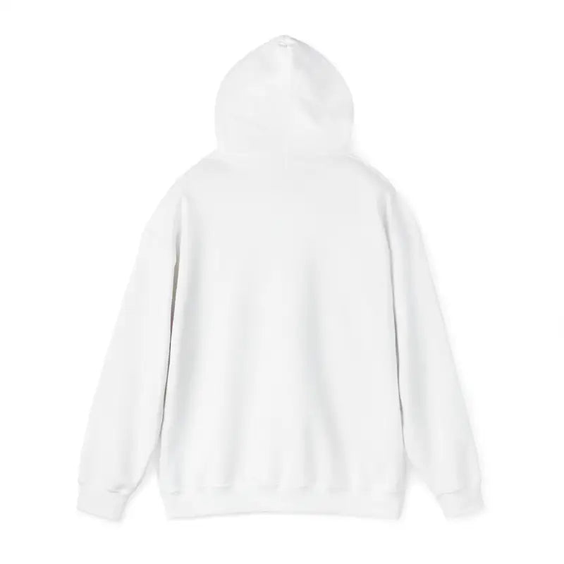 White hooded sweatshirt from Block Island Unisex Heavy Blend Graphic Hoodie collection