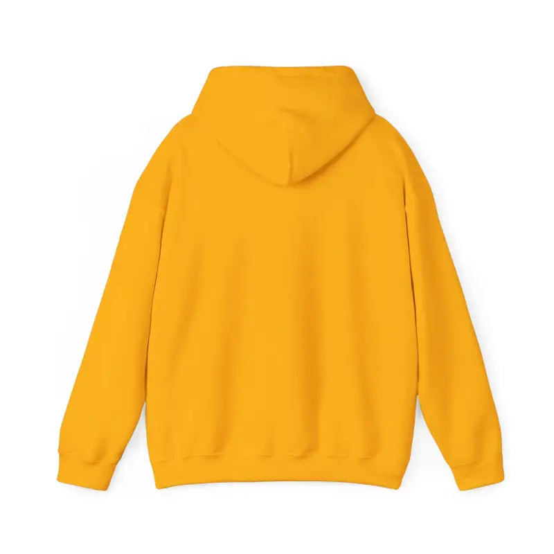 Yellow hooded sweatshirt from Block Island Unisex Heavy Blend Graphic Hoodie collection