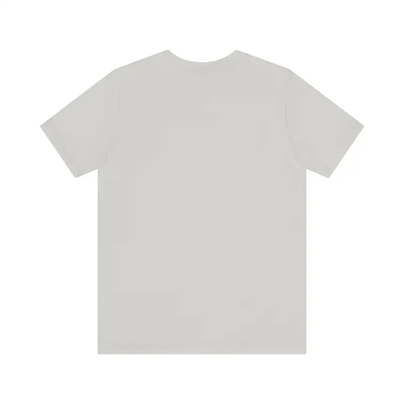 Plain gray Block Island Unisex Jersey Tee displayed on a neutral background