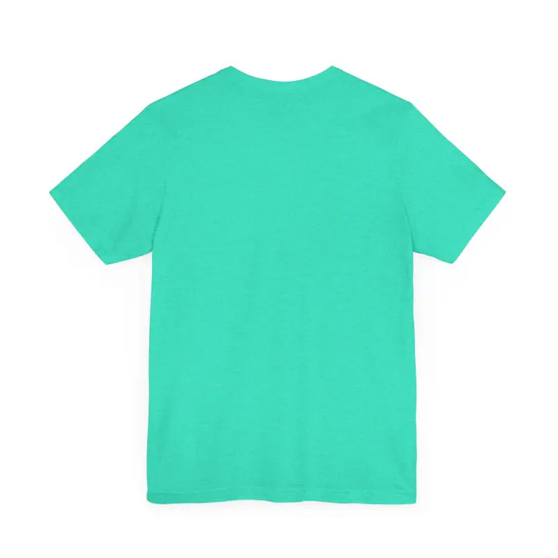 Aqua-colored Block Island Unisex Jersey Tee displayed on a neutral background