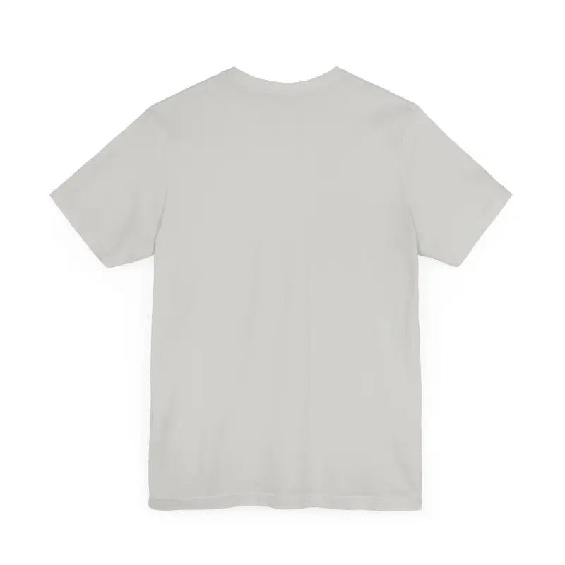 Gray short-sleeved t-shirt from the Block Island Unisex Jersey Tee collection