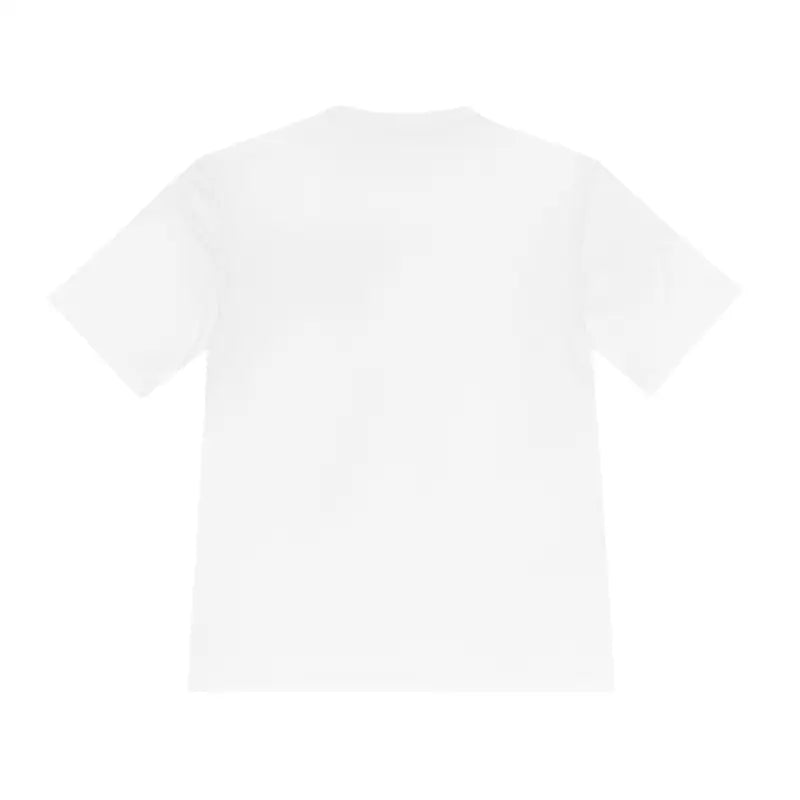 White Block Island USA Flag Unisex Moisture Wicking T Shirt for casual wear