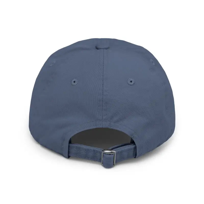 Blue adjustable baseball cap from the Cap Wave Sun Ocean Distressed Unisex collection